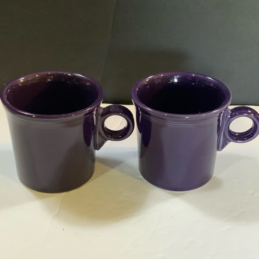 Fiesta Mug Coffee Tea Plum Purple Set of 2 HLC